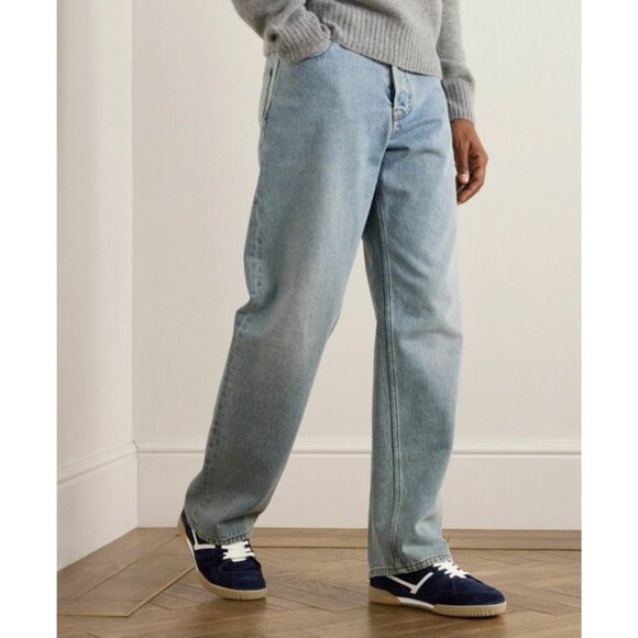 Tom Ford Jackson Suede Low Top Sneaker Navy Blue Lace-Up Men Size 9 UK8 - Picture 12 of 14